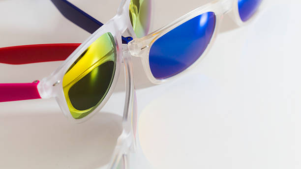 istock Colorful different modern sunglasses close up 486119766