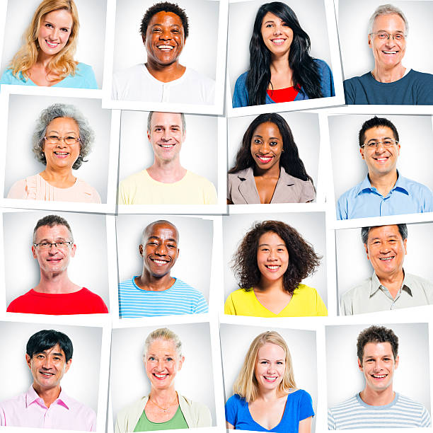 istock Colorful Multi-Ethnic Group Of People Smiling 486119835