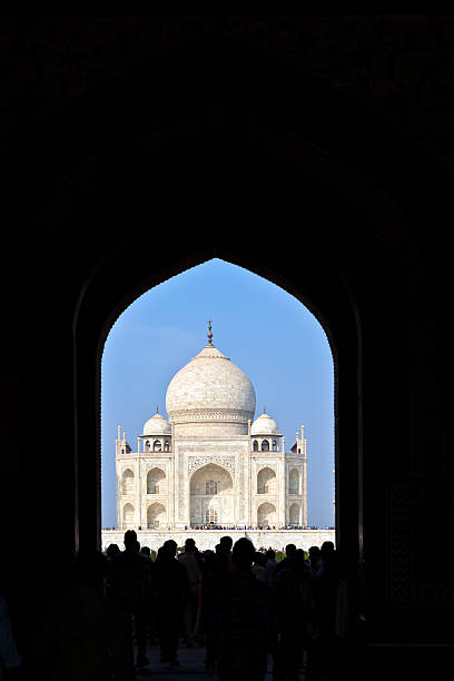 istock Taj Mahal in India 486120473