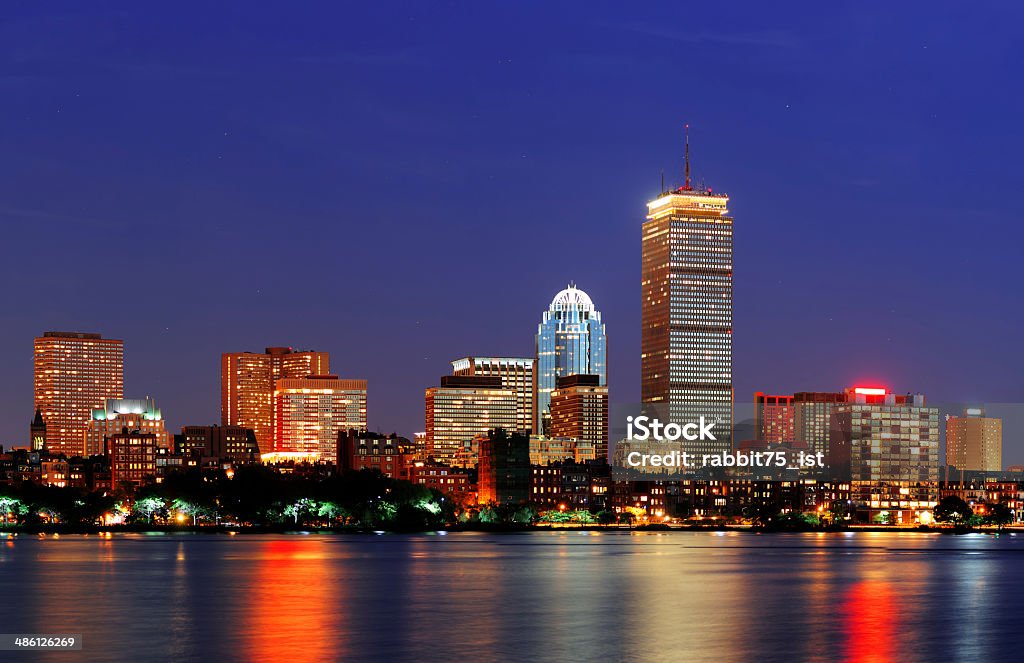 Boston Fiume Charles - Foto stock royalty-free di Prudential Tower