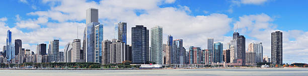 istock Chicago city urban skyline panorama 486126293