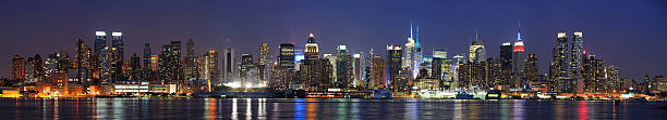 istock New York City Manhattan at dusk 486126347