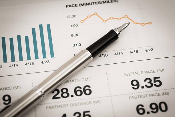 istock Showing business and financial report 486126669