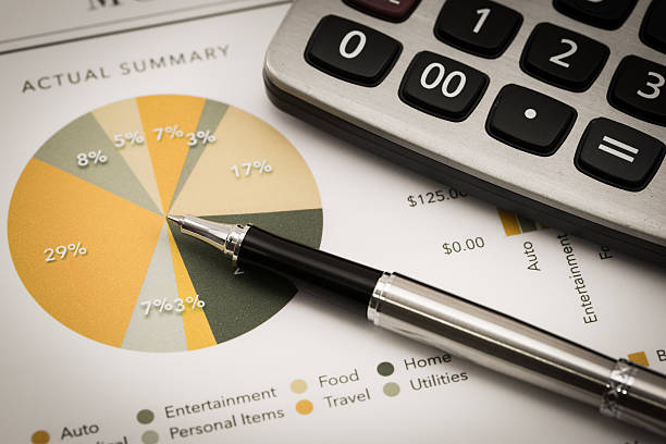 istock Showing business and financial report 486126687