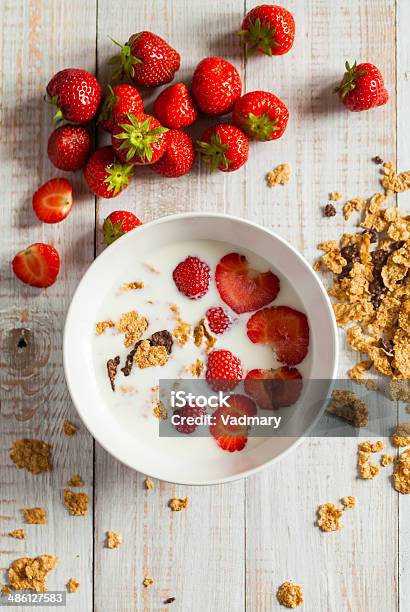 Strawberries Stock Photo - Download Image Now - Backgrounds, Berry Fruit, Breakfast