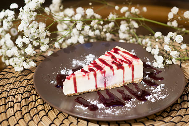 istock Cheese cake, cheesecake on the plate. Tasty, delicious 486128790
