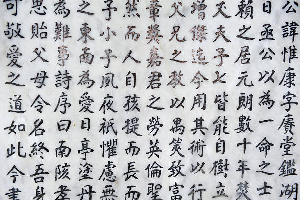 китайский характер фон - китайский шрифт стоковые фото и изображения