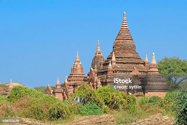 Stupas And Pagodas Of Bagan Ancient Myanmar Stock Photo - Download Image Now - Education, Myanmar, Adventure