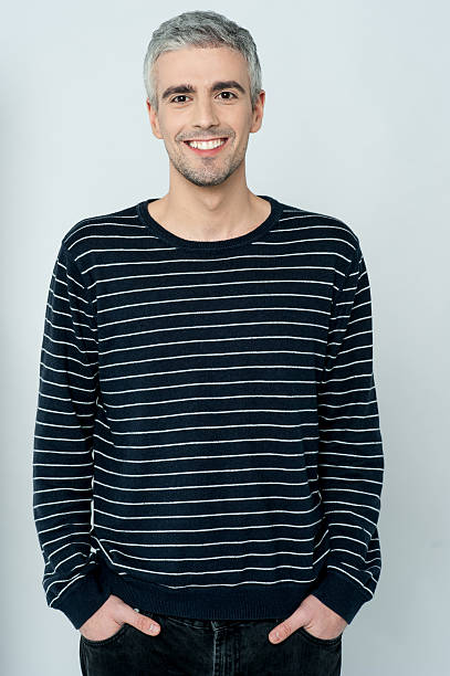 istock Aged happy smiling casual man 486133661