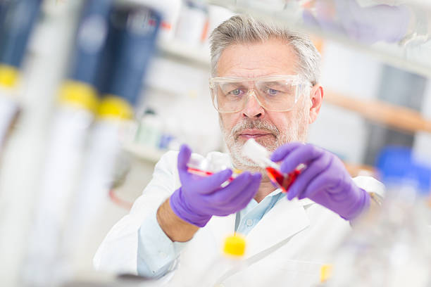 istock Life scientist researching in the laboratory. 486135955