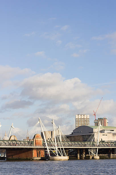 istock Hungerford Bridge in London, England 486136837