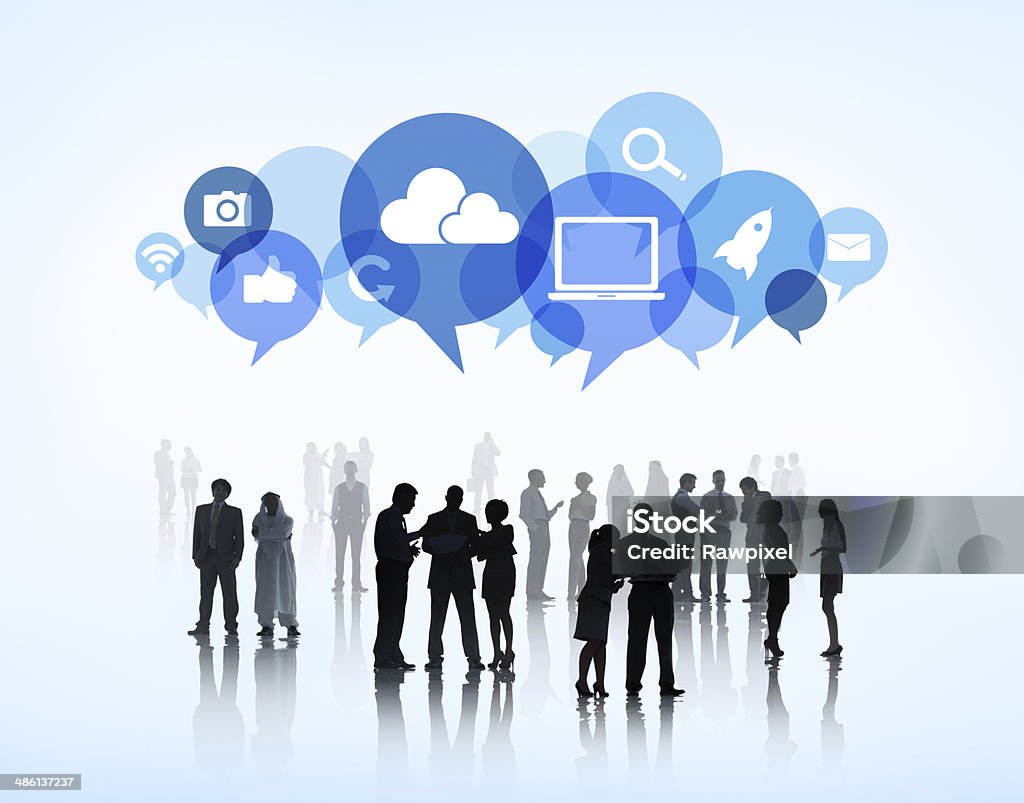 Business Communications Agreement Stock Photo