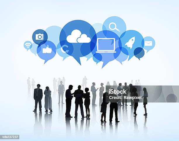 Business Communications Stock Photo - Download Image Now - Agreement, Cloud - Sky, Partnership - Teamwork