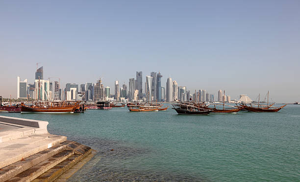 istock Skyline of Doha downtown. Qatar 486137839