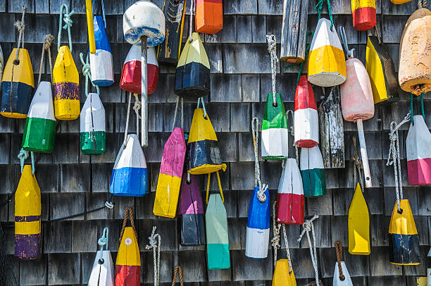 istock Fishing Lobster Bouys 486137996