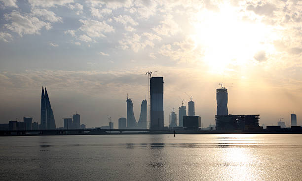 istock Skyline of Manama at sunset, Bahrain 486138079