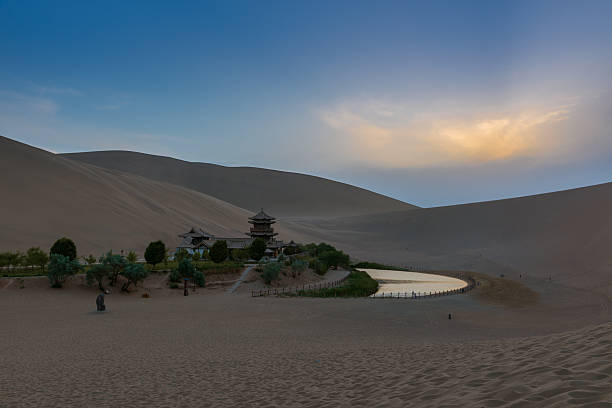 istock Dunhuang Crescent Lake, Gansu, China 486138237