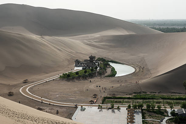 istock Dunhuang Crescent Lake, Gansu, China 486138243