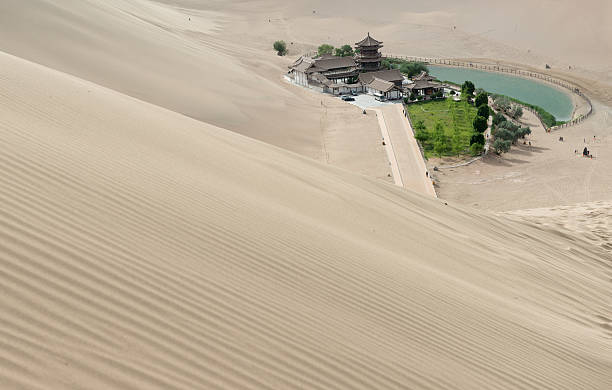 istock Dunhuang Crescent Lake, Gansu, China 486138249