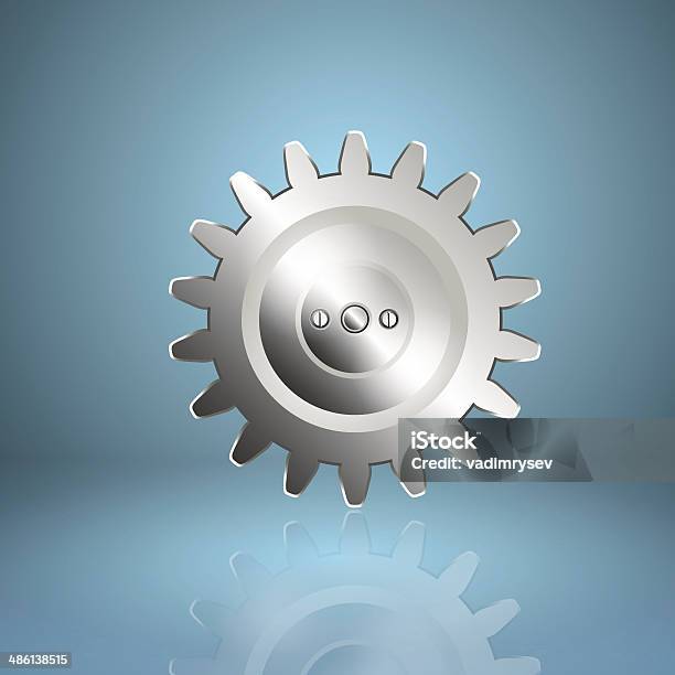 Gear Icon Stock Illustration - Download Image Now - Black Color, Business Finance and Industry, Clockworks