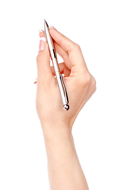 istock Pen in woman hand. 486138556