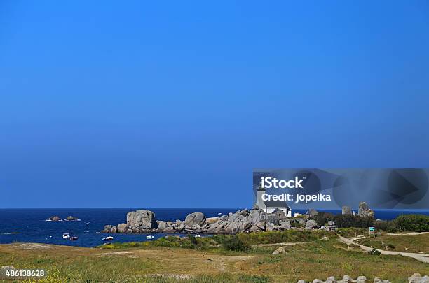 Lighthouse France Stock Photo - Download Image Now - 2015, Atlantic Ocean, Beach