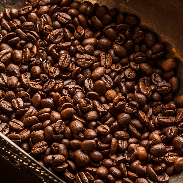 istock Coffee on grunge wooden background 486139019