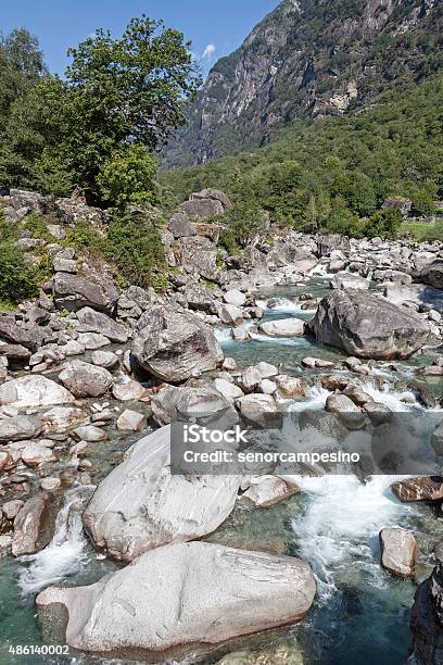 Little Mountain River Stock Photo - Download Image Now - 2015, European Alps, Forest