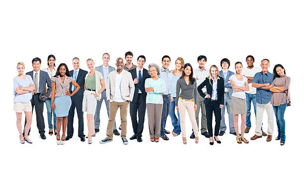 istock Multi-Ethnic Group Of Business And Casual People Posing 486140491