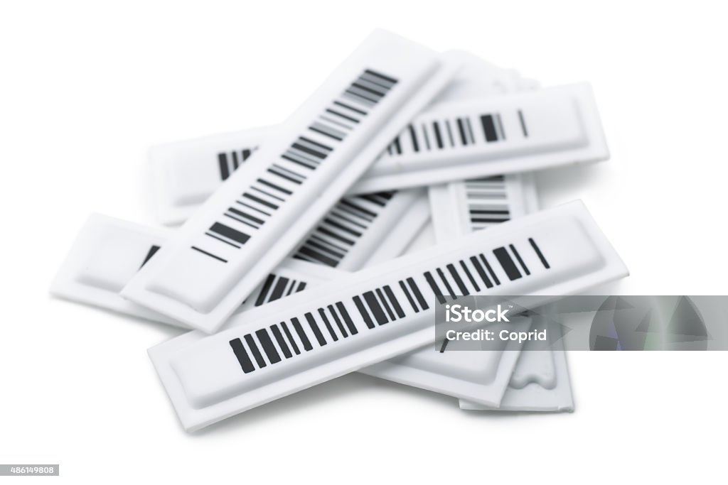 Security Label Reverse Security Labels Stock Photo - Download Image Now - Bar Code, Label ...