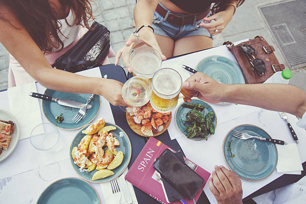 istock Tapas and beer toast 486155880
