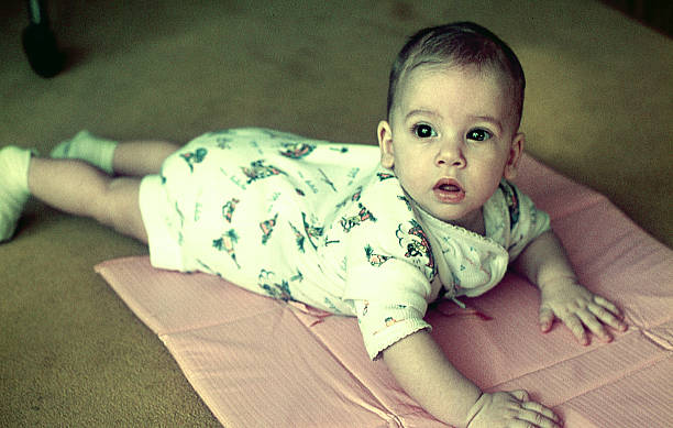 istock Grainy baby photo 486155914