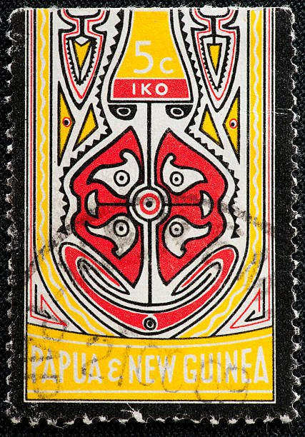 istock Papua New Guinea Postage Stamp 486163839