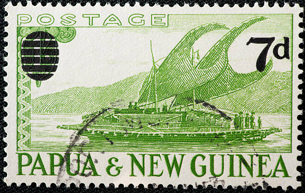 istock Papua New Guinea Postage Stamp 486163863