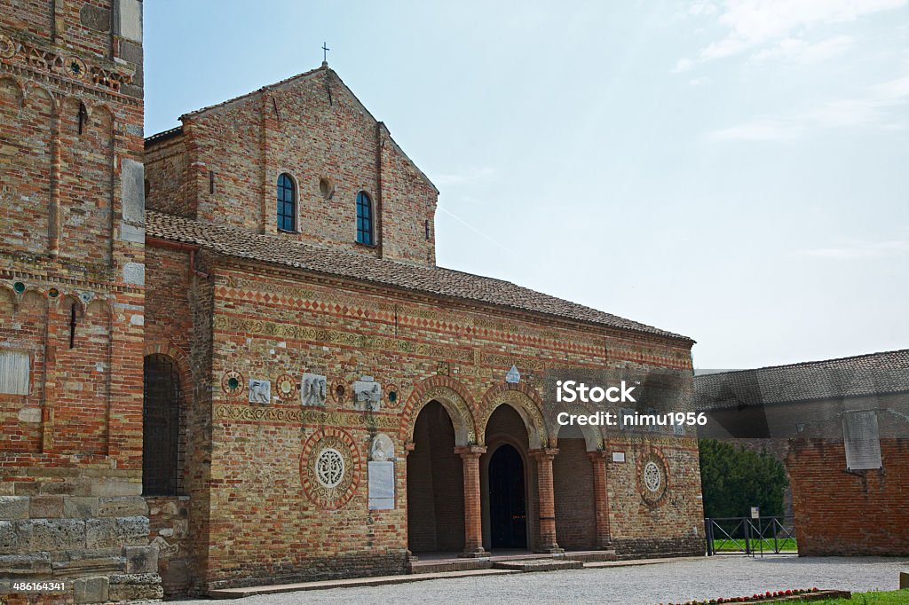 Abadia de Pomposa (Abadia de Pomposa), Ferrara, Itália - Royalty-free Abadia Foto de stock