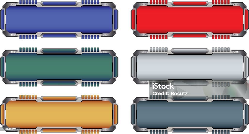 Hitech Buttons Stock Illustration - Download Image Now - 2015, Abstract ...