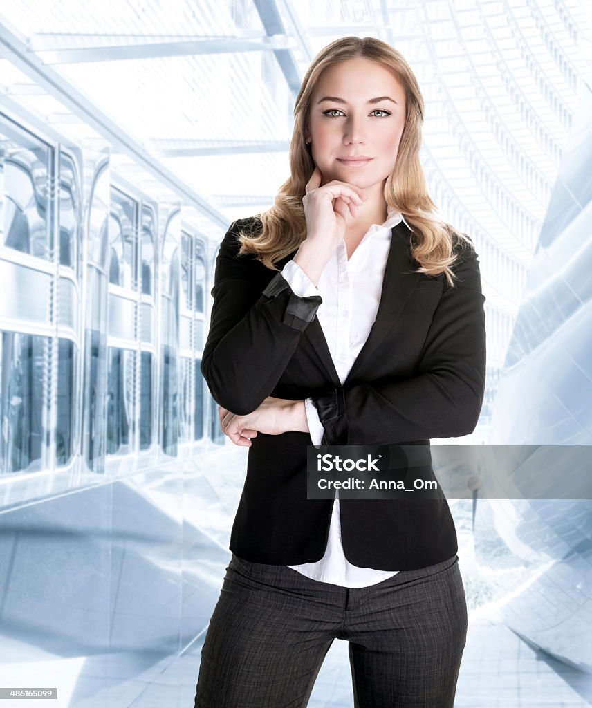 Successful business woman Successful business woman in the office, waiting for a meeting, beautiful young CEO of great corporation, careerism concept Adult Stock Photo