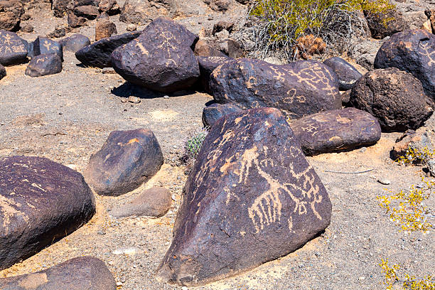 istock Petroglyph Site, Near Gila Bend, Arizona 486165867
