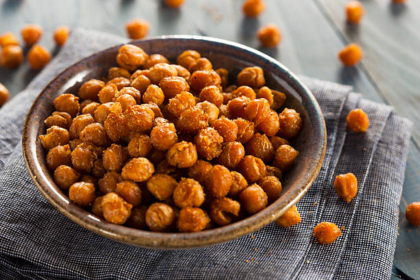 istock Healthy Roasted Seasoned Chick Peas 486165869