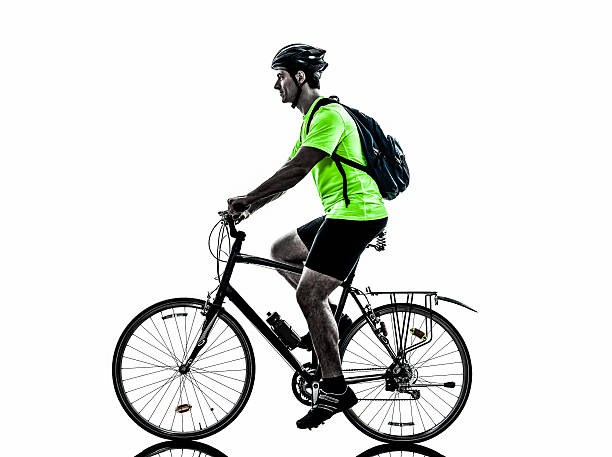 istock man bicycling mountain bike silhouette 486166943