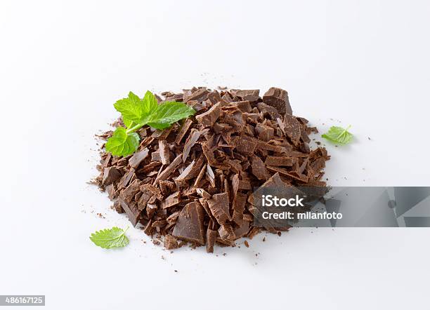 Chopped Chocolate Stock Photo - Download Image Now - Brown, Chocolate, Chopped Food