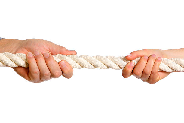 istock Tug of War - Male vs Female 486167984