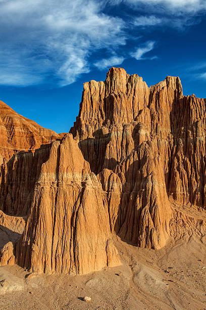 Nevada Great Basin Desert Red Rock Landscape stock photo