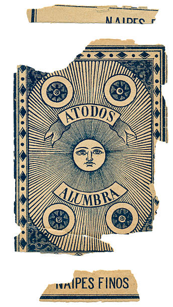 istock Paper wrapper Spanish playing cards baraja 19th century 1878 486168868
