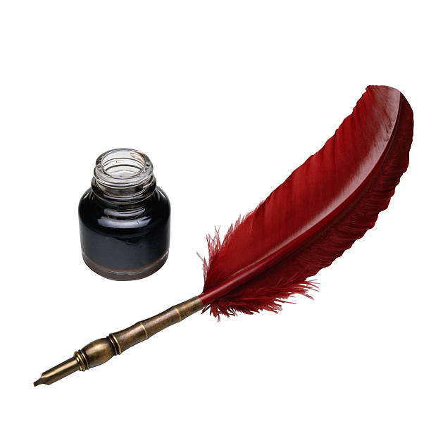 istock Feather quill and inkwell 486168931