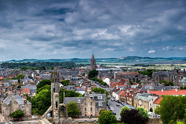 istock St Andrews city view from cathedral tower. Scotland 486169138