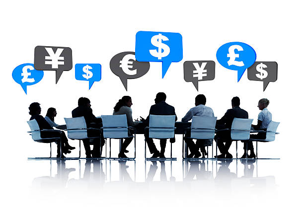 istock Group of Business People Having a Financial Planning 486169273
