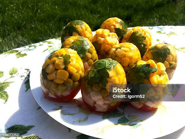 Easter Eggs Stock Photo - Download Image Now - 2015, Corn, Easter Egg