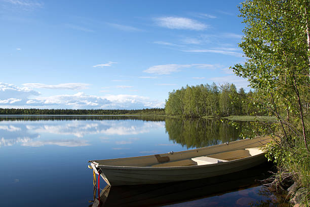 istock Lake in Lapland, Finland 486172604
