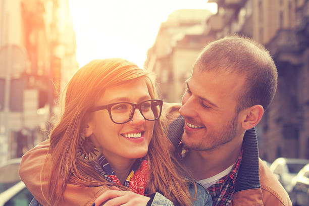 istock Couple enjoying outdoors in a urban surroundings. 486180842